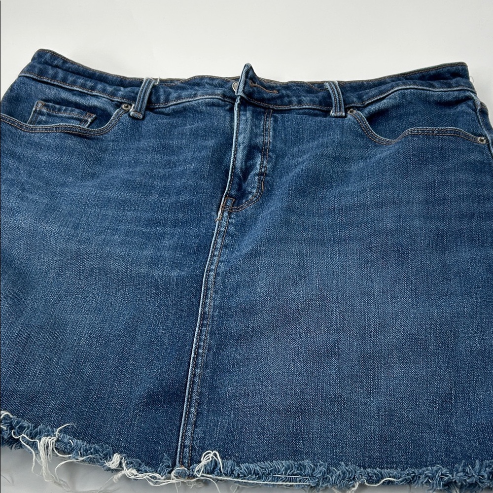 Old Navy Blue Denim Skirt